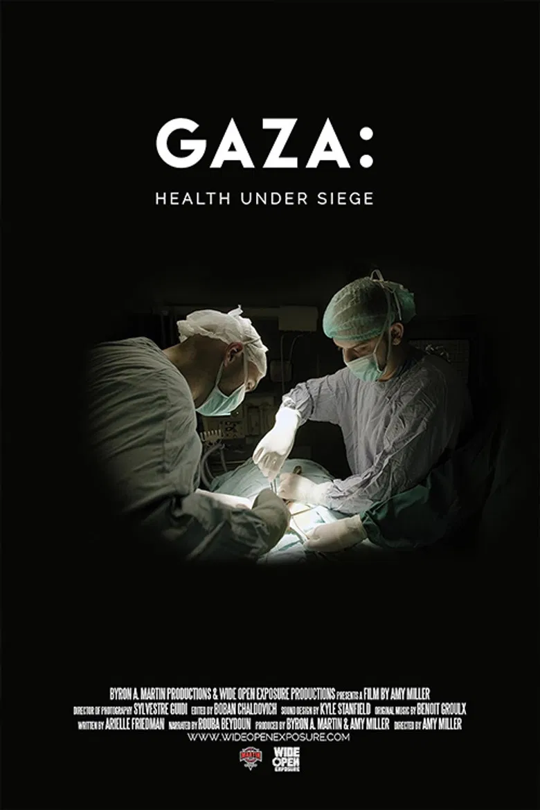 Gaza: Health Under Siege poster background