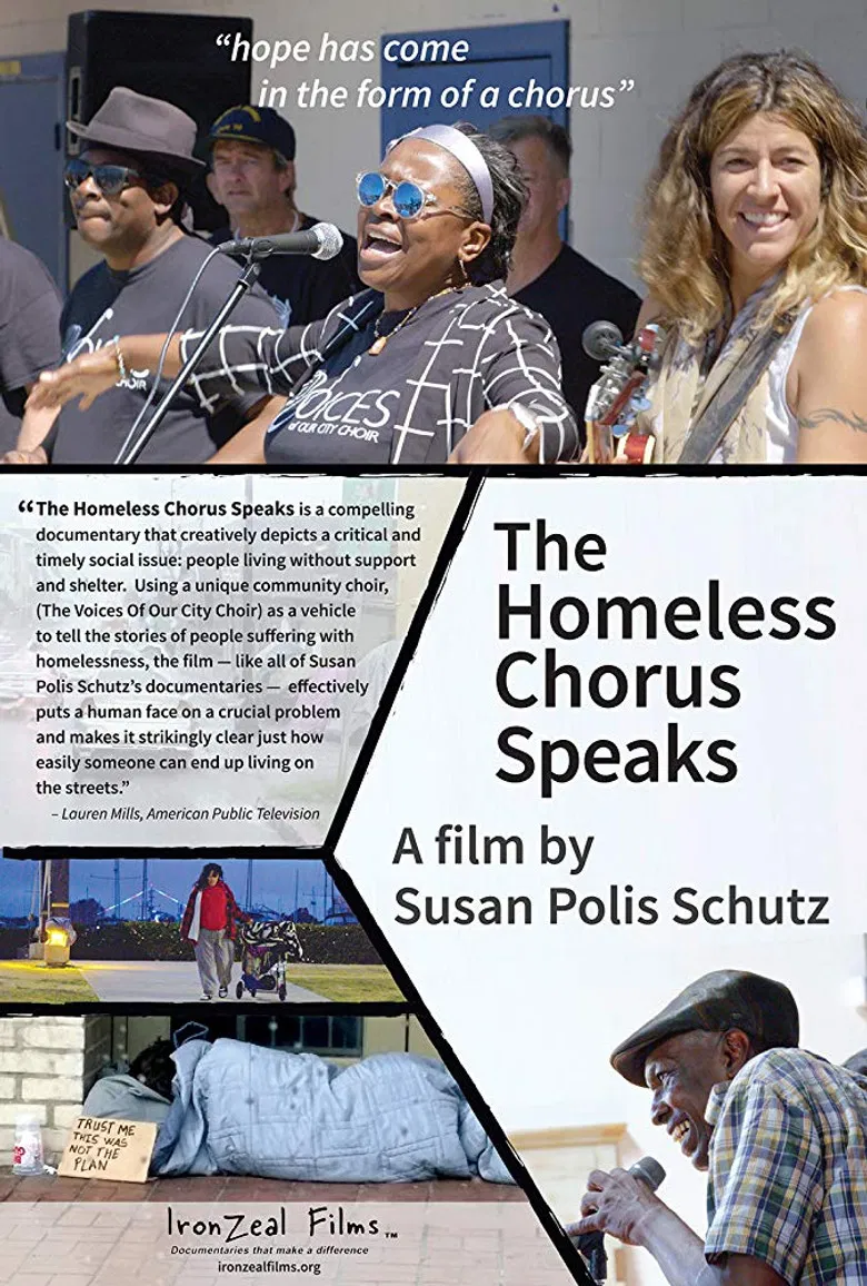 The Homeless Chorus Speaks poster background