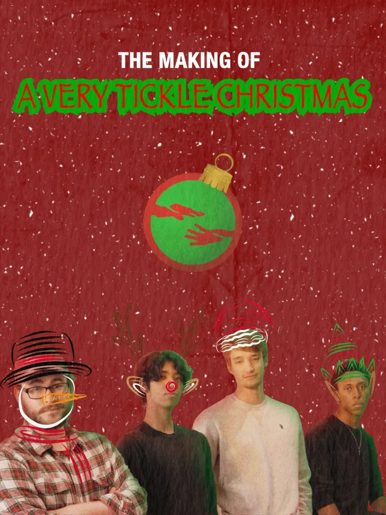 The Making of A Very Tickle Christmas poster background