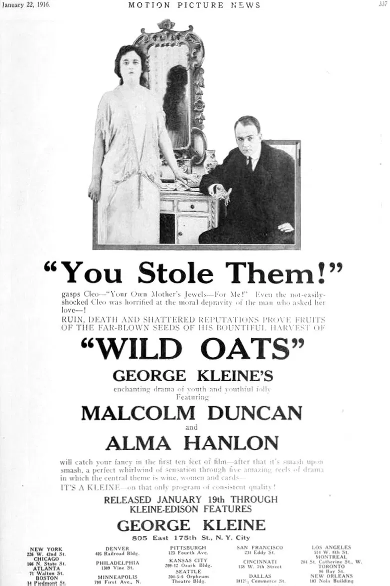 Wild Oats poster background