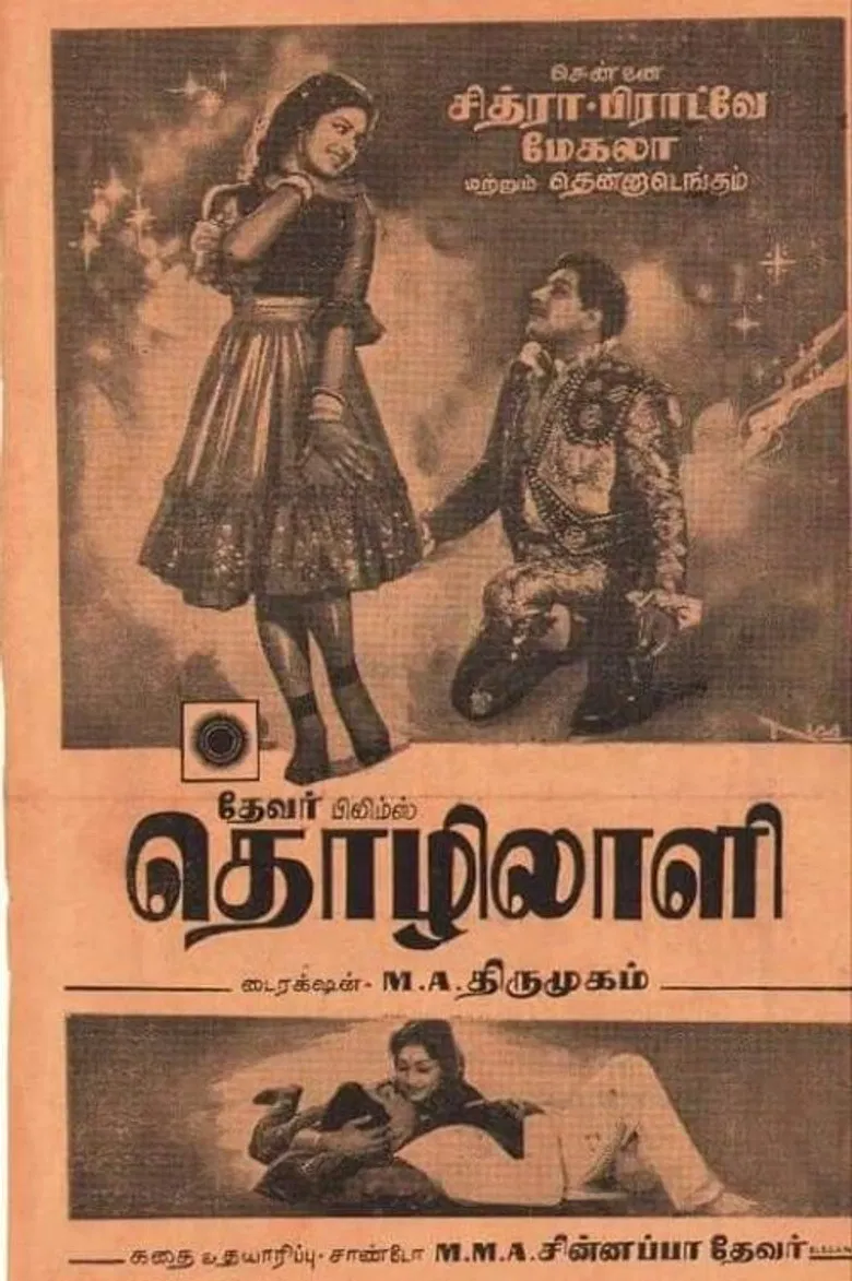 Thozhilali poster background