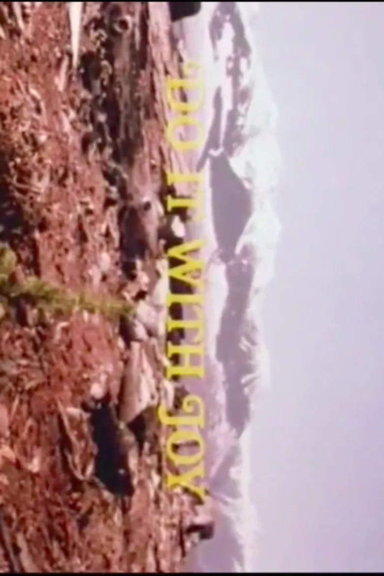 Do It With Joy poster background