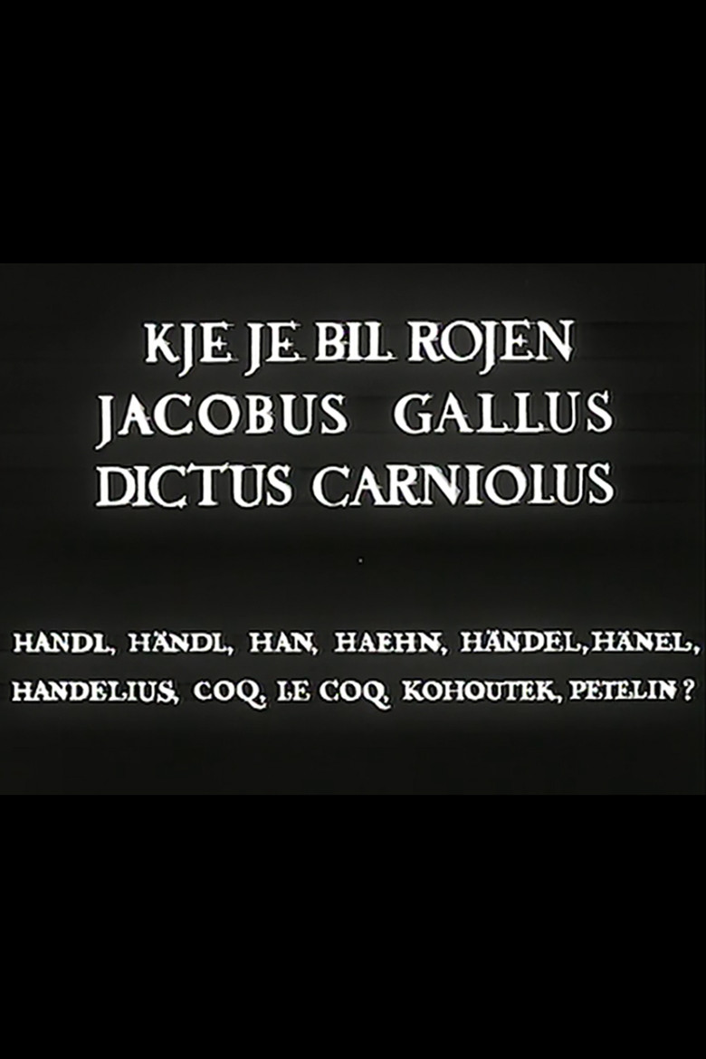 Where Was Jacobus Gallus Born poster background