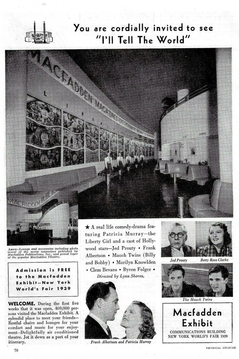 I'll Tell the World poster background