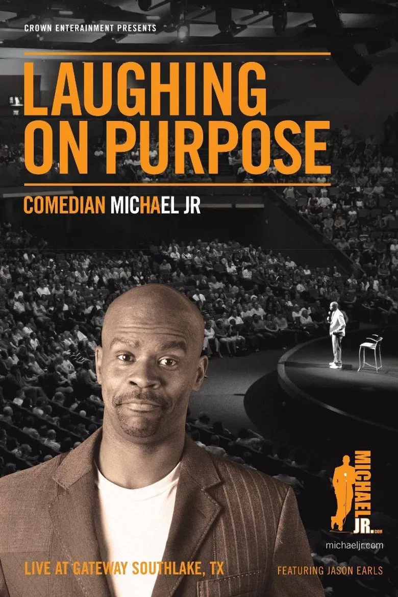 Michael Jr: Laughing On Purpose poster background
