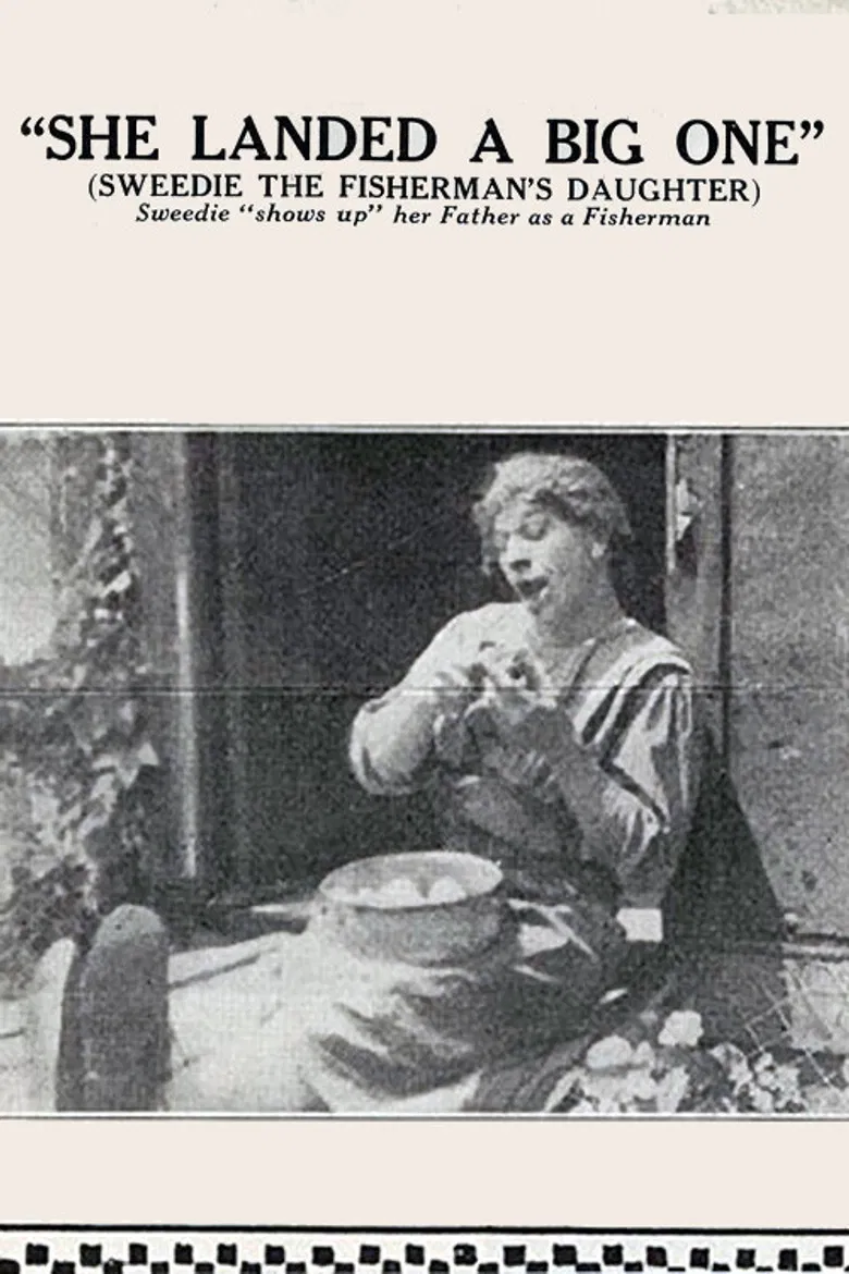 She Landed a Big One poster background