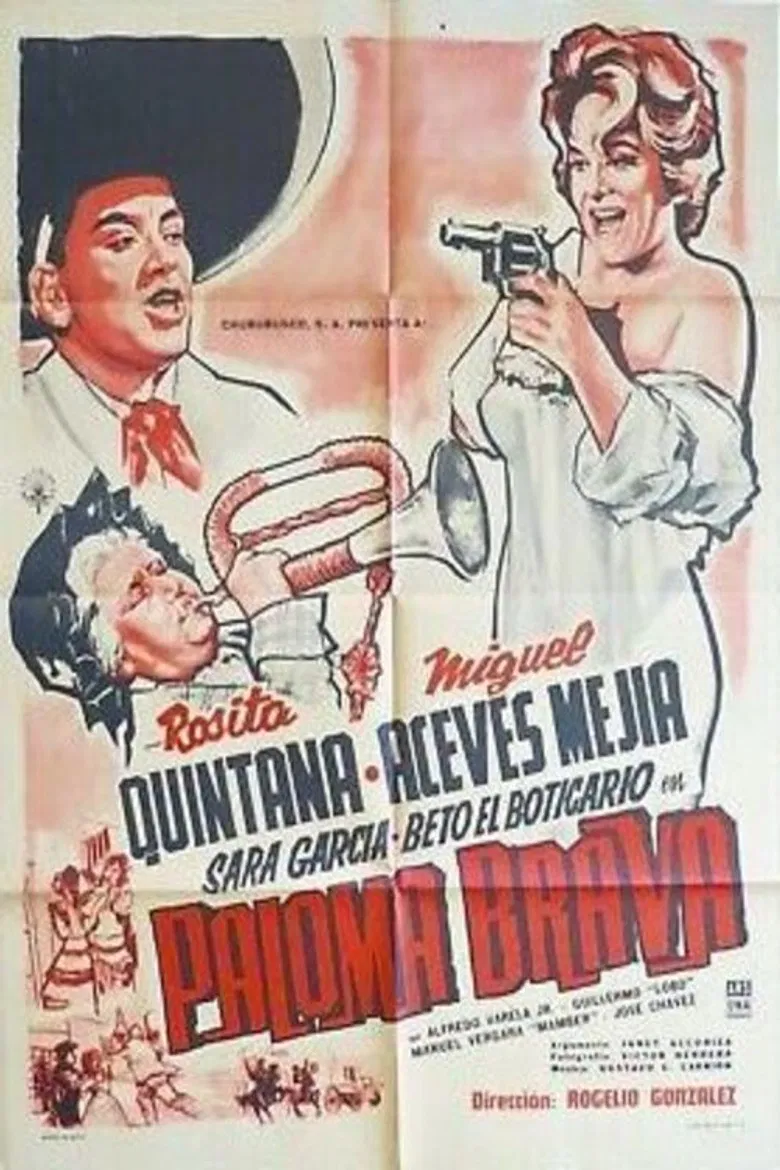 Paloma brava poster background