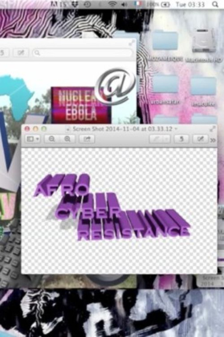 AFRO CYBER RESISTANCE poster background