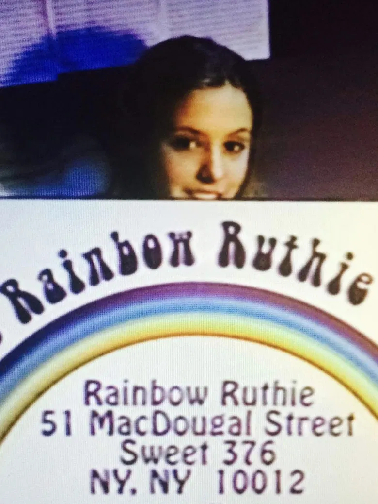 Rainbow Ruthie poster background