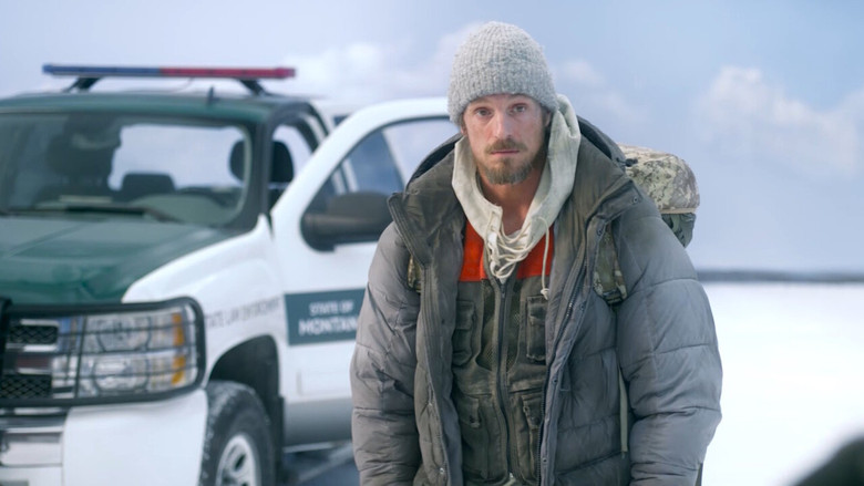 The vast, unforgiving landscape of the frozen lake