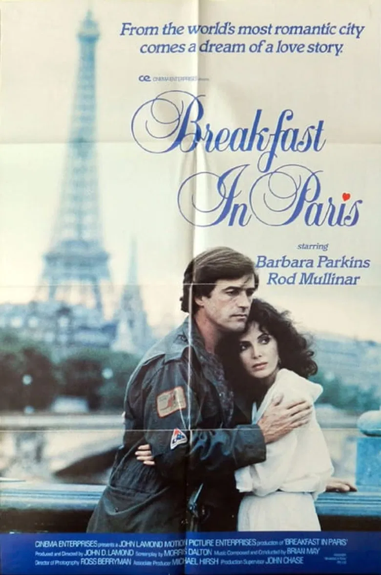 Breakfast in Paris poster background