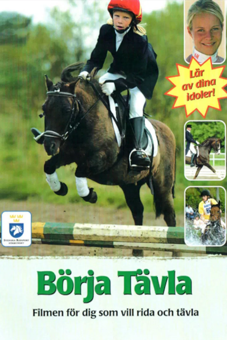 Börja tävla poster background