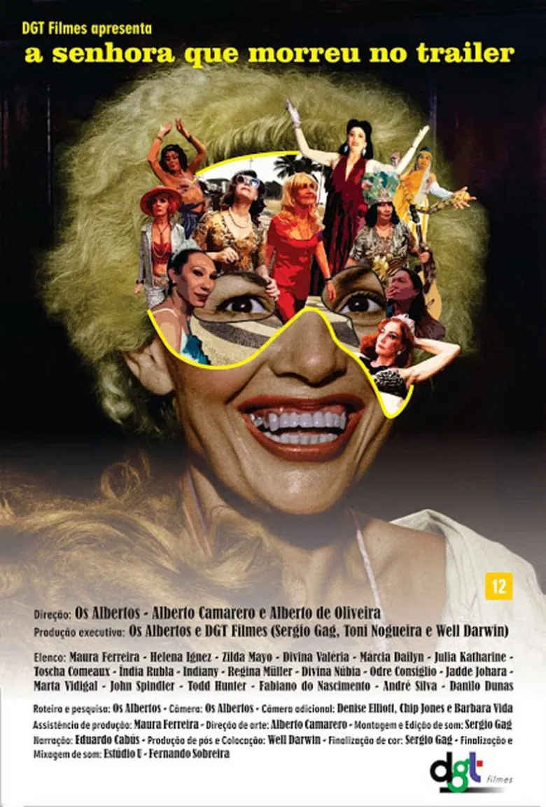 The Lady Who Died in the Trailer poster background