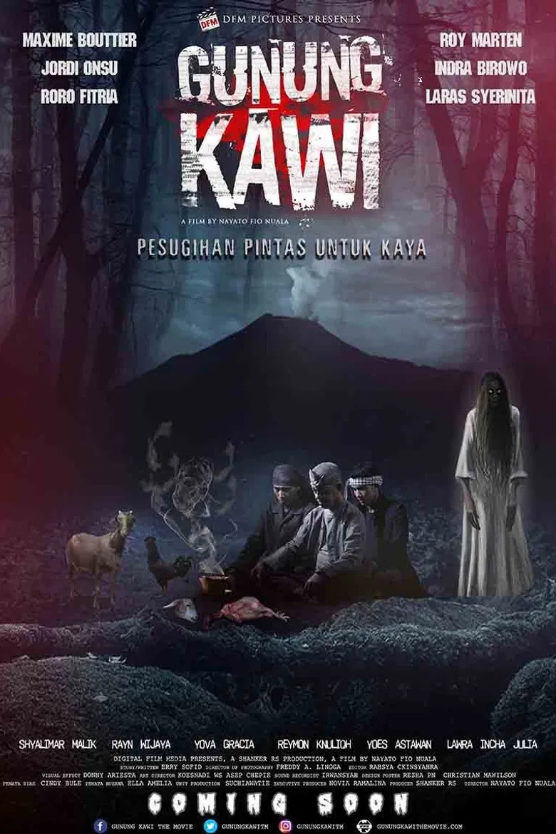 The Ghost of Mount Kawi poster background