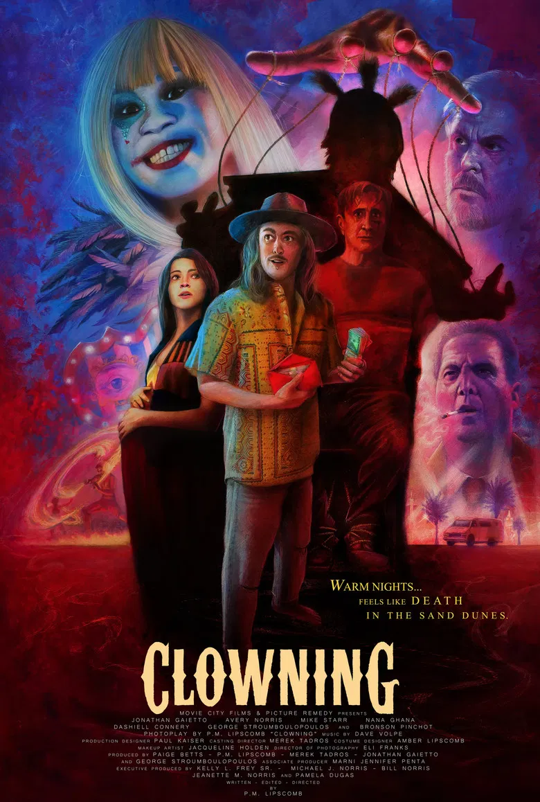 Clowning poster background