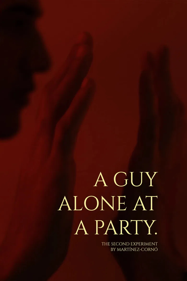 A guy alone at a party. poster background