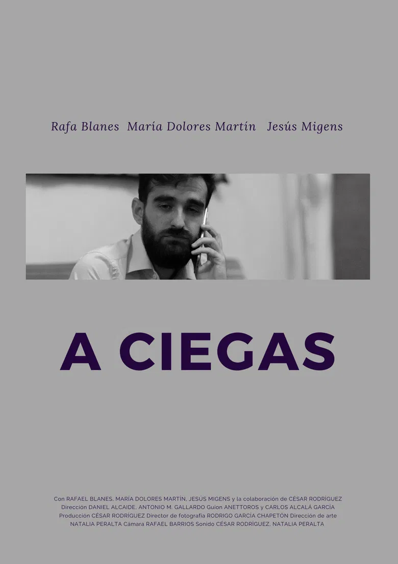 A ciegas poster background