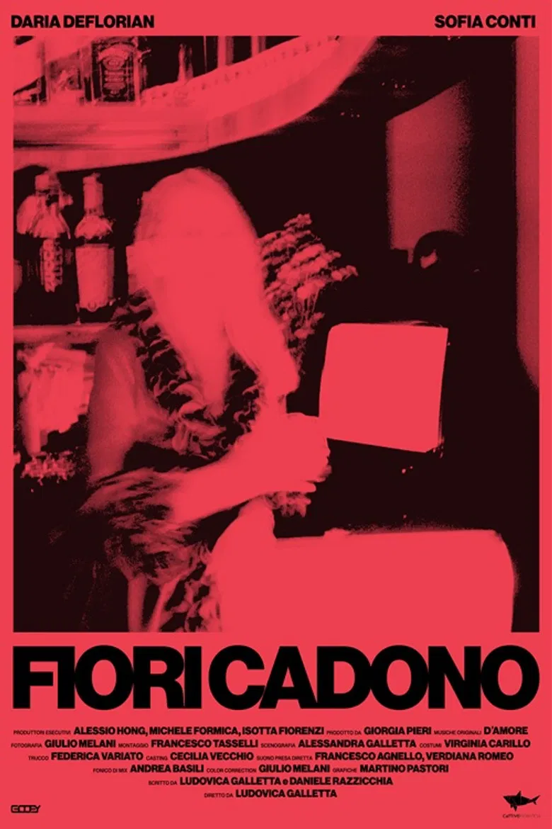 Fiori cadono poster background