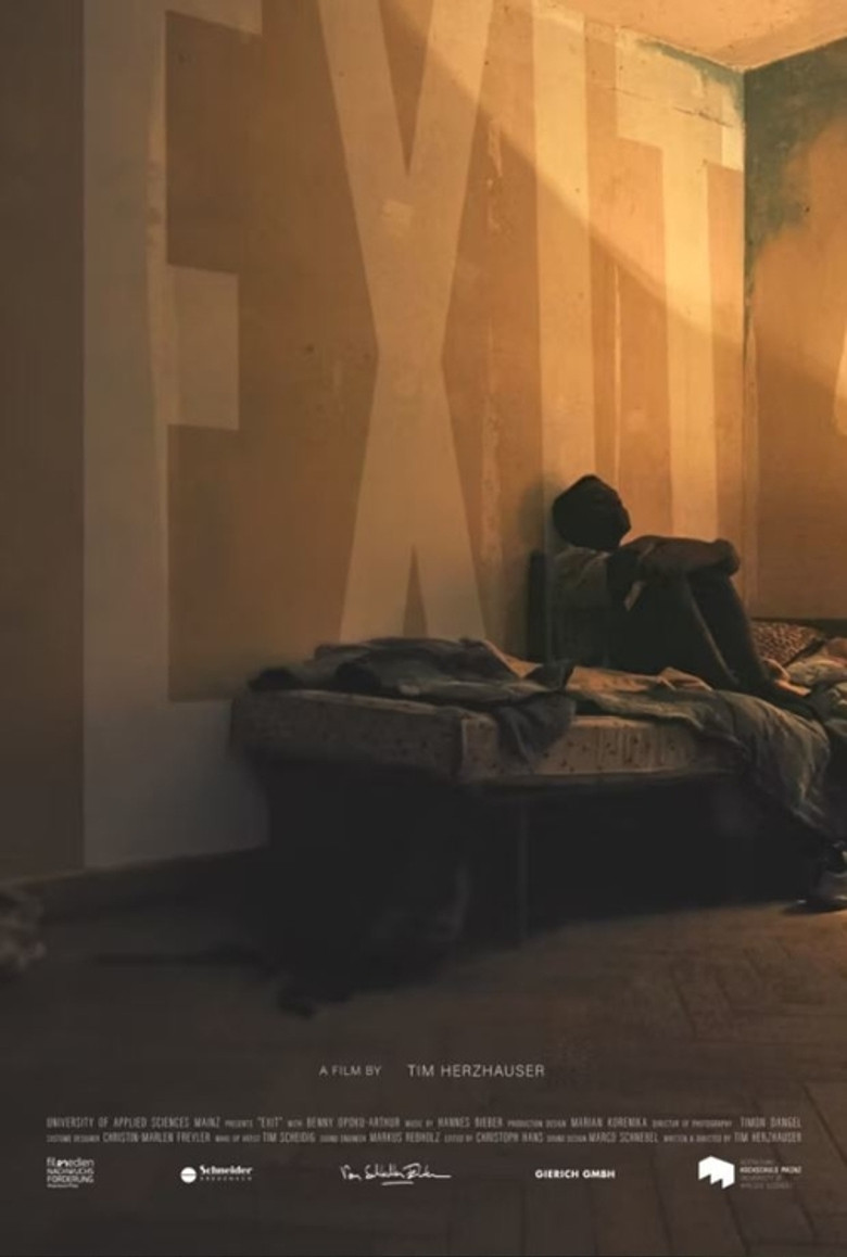 Exit poster background