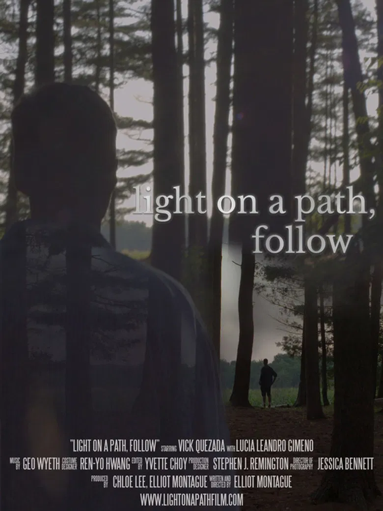 Light on a Path, Follow poster background