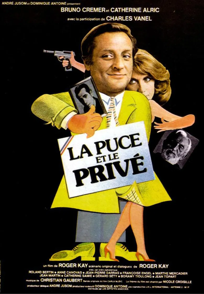 La Puce et le privé poster background