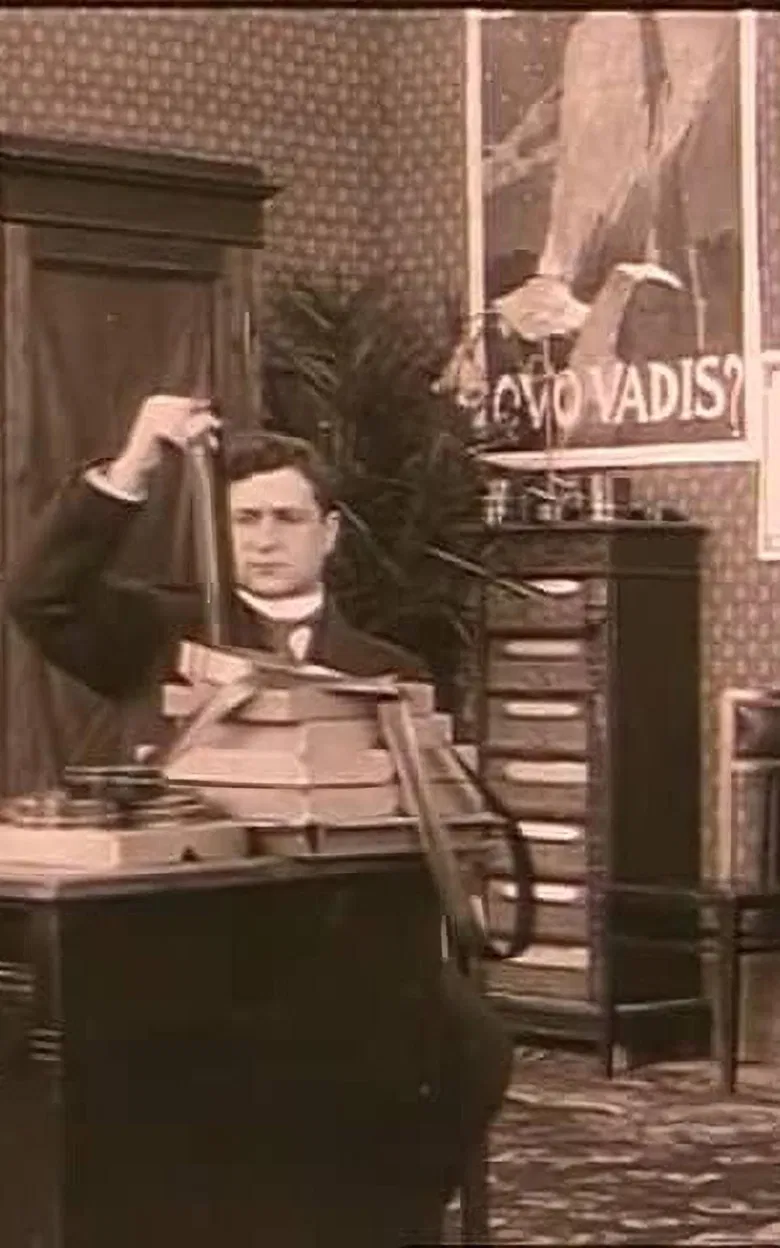 Cinema Tragedy at Carnival Time poster background