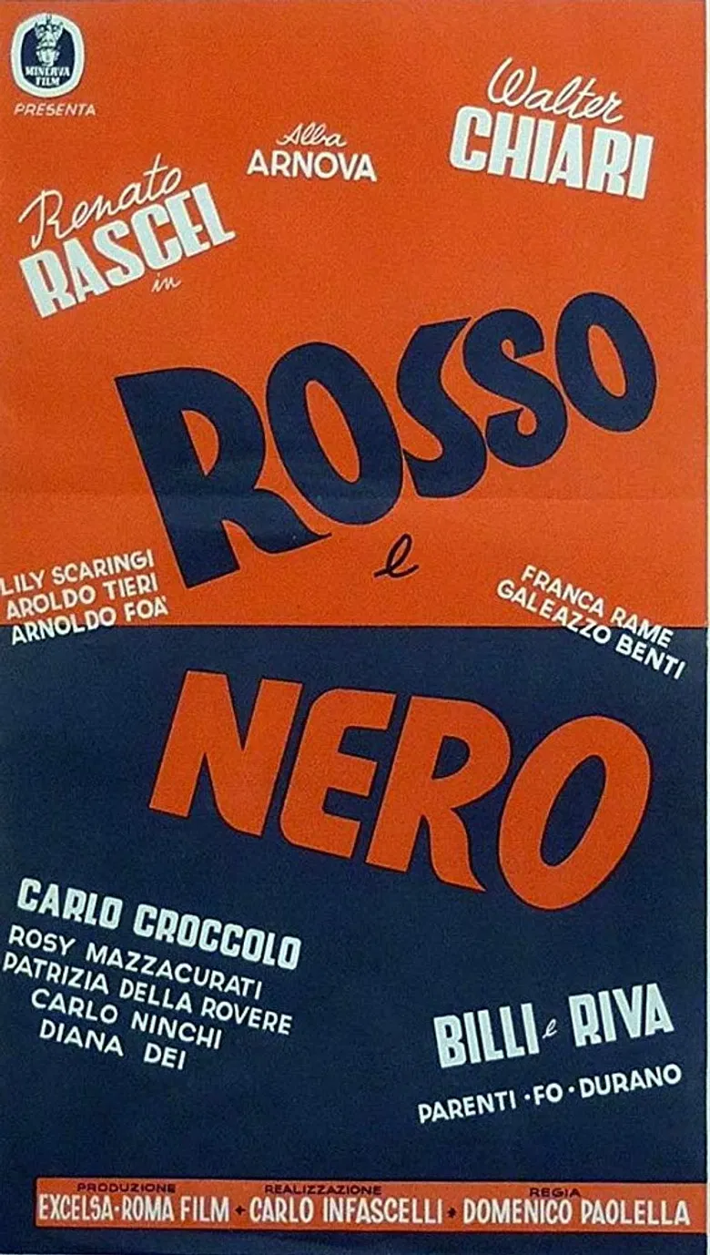 Rosso e nero poster background