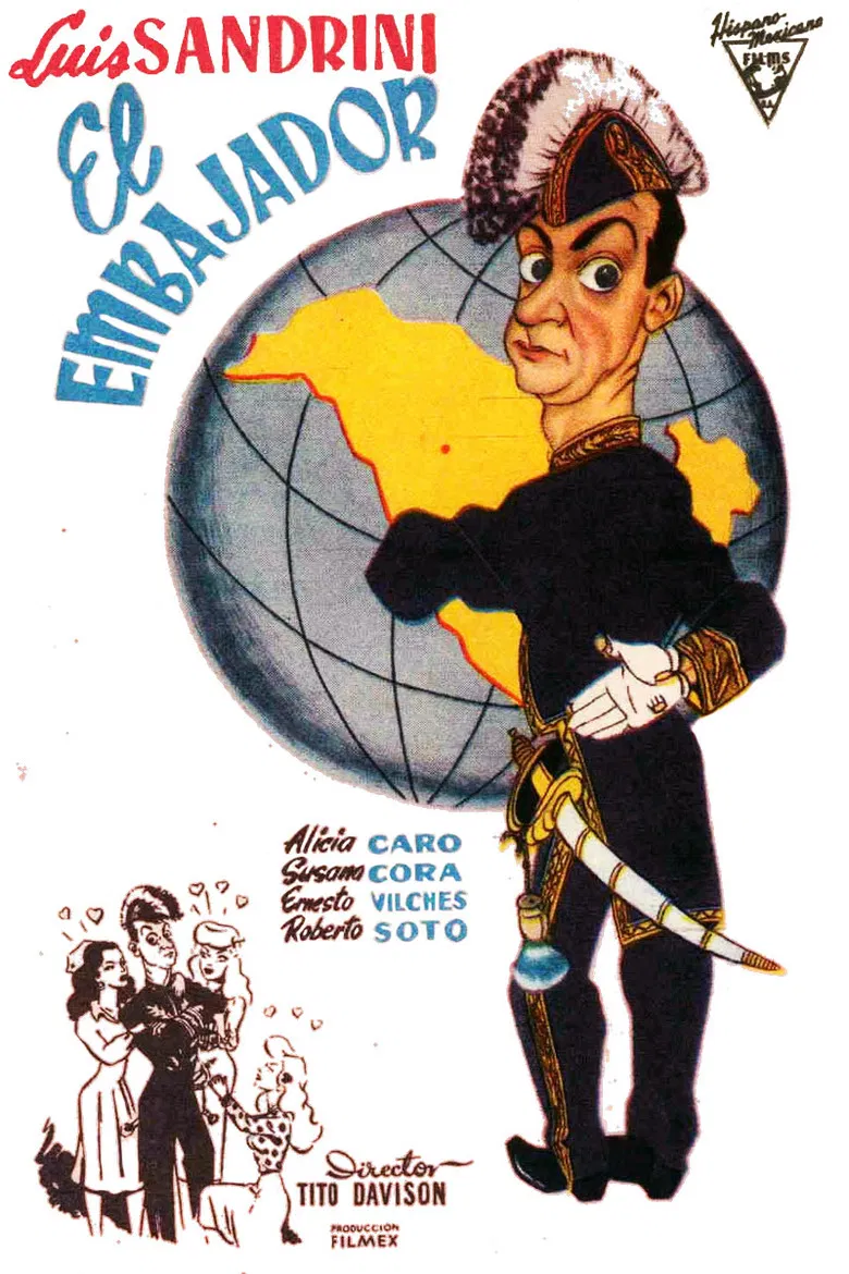 El embajador poster background