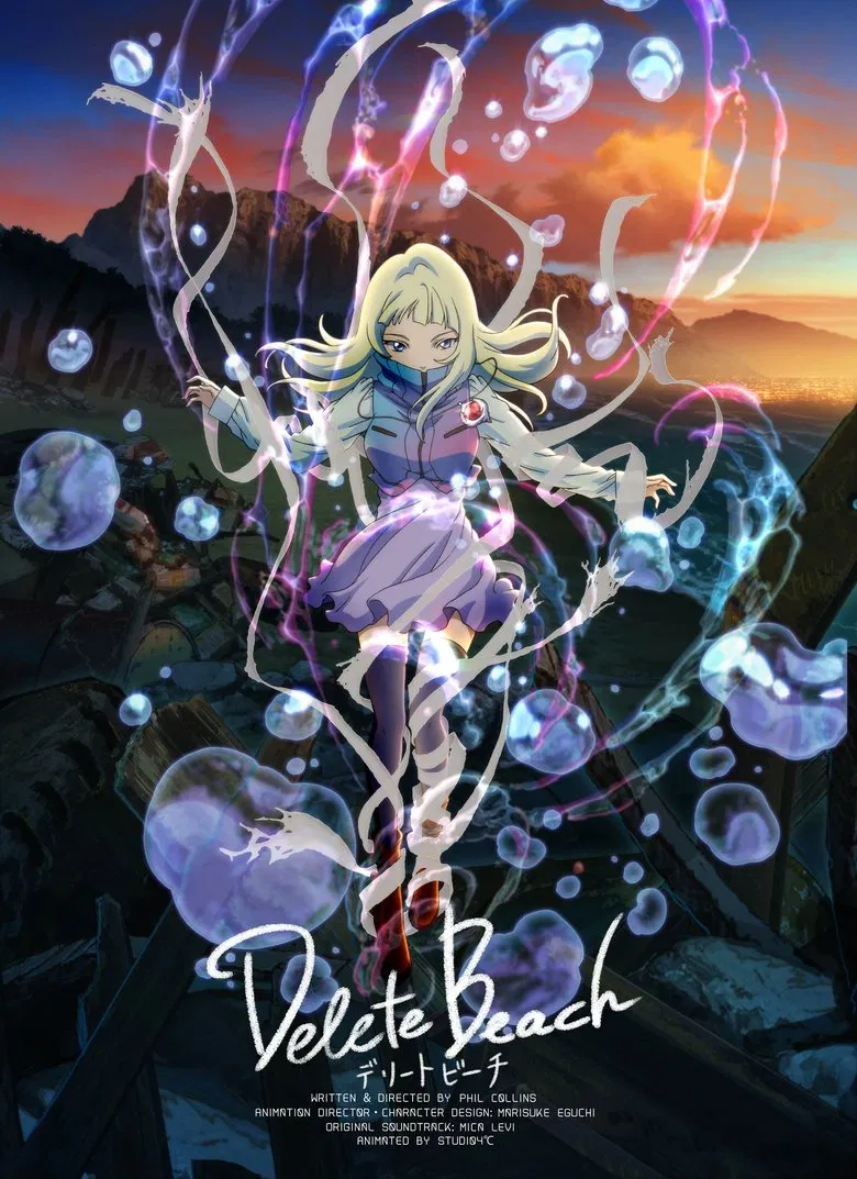 Delete Beach poster background