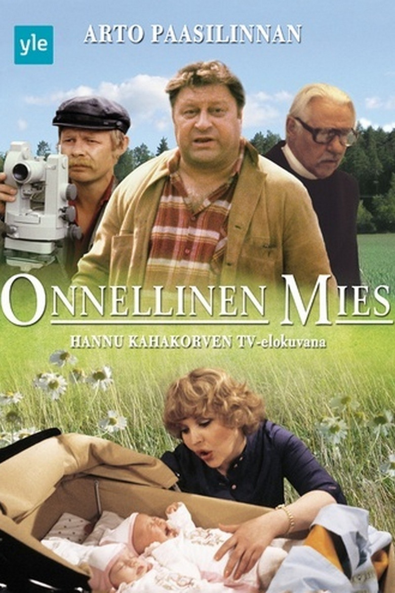 Onnellinen mies poster background