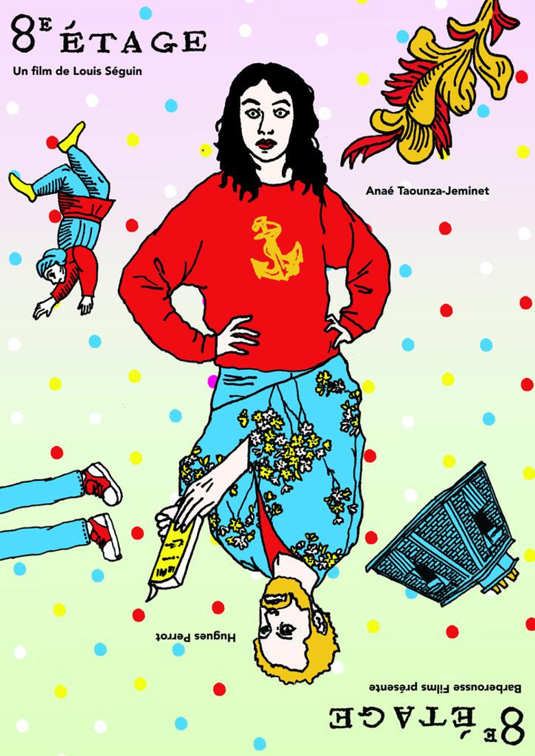 8e étage poster background