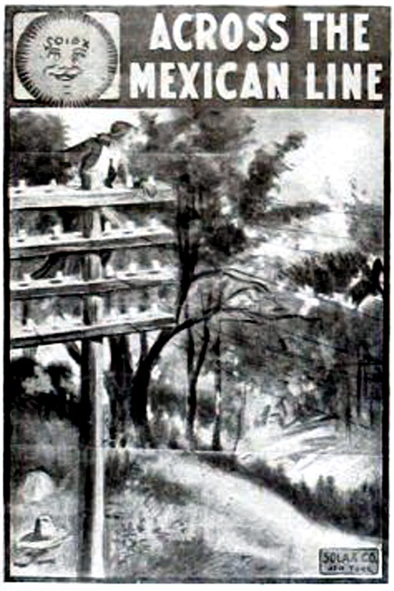 Across the Mexican Line poster background