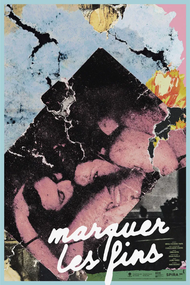 Marquer les fins poster background