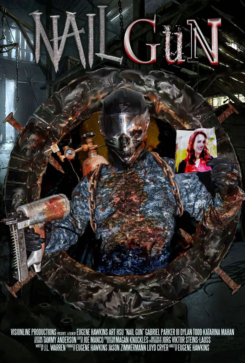 Nail Gun poster background