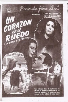 Un corazón en el ruedo poster background