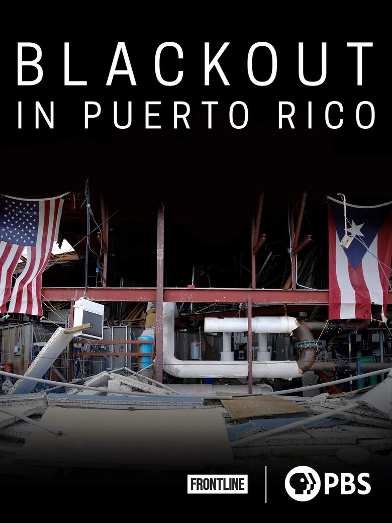 Blackout in Puerto Rico poster background