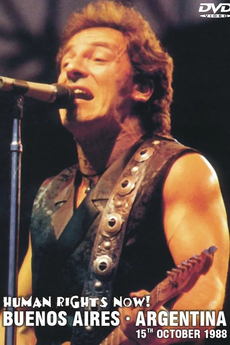 Bruce Springsteen - Human Rights Final - Buenos Aires poster background