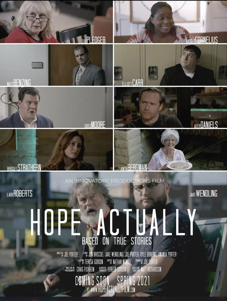 Hope Actually poster background