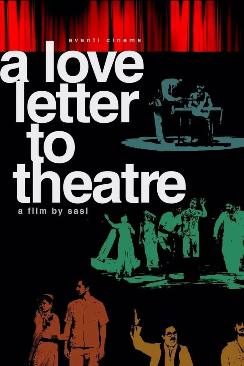 A Love Letter to Theatre poster background