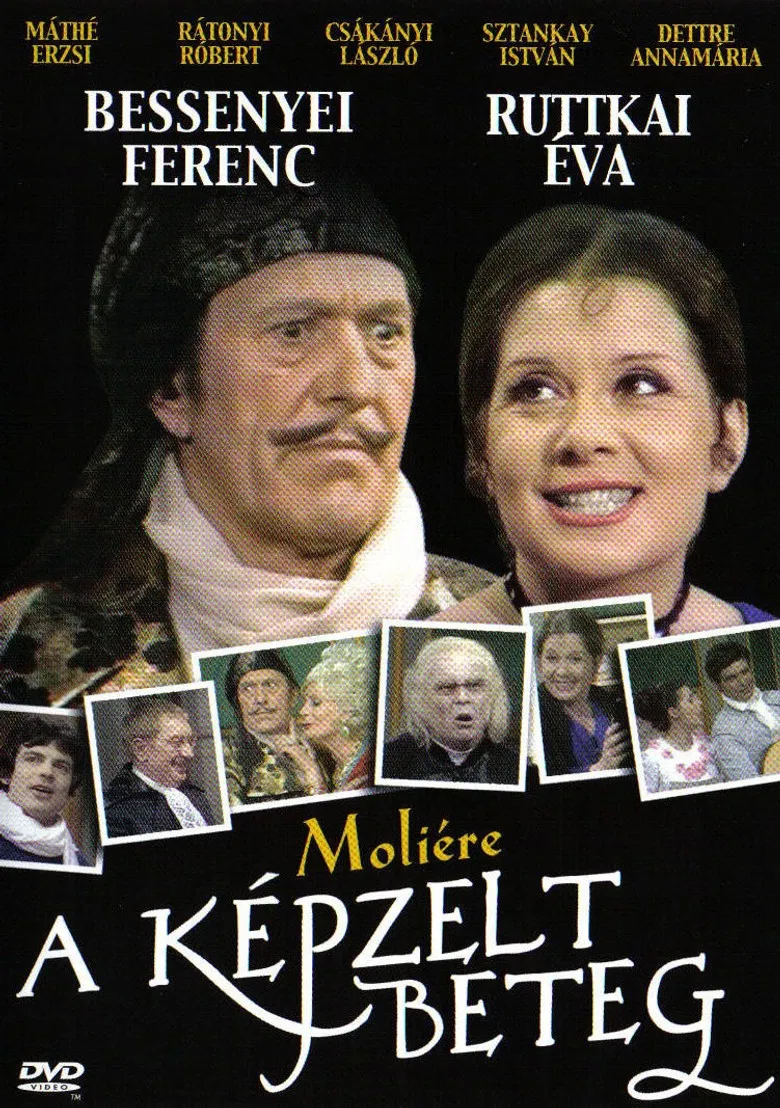 A képzett beteg poster background