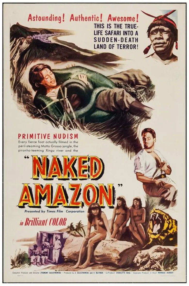 Naked Amazon poster background