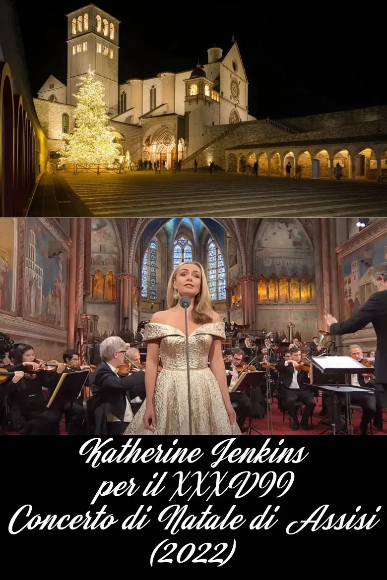 Katherine Jenkins per il XXXVII Concerto di Natale di Assisi poster background
