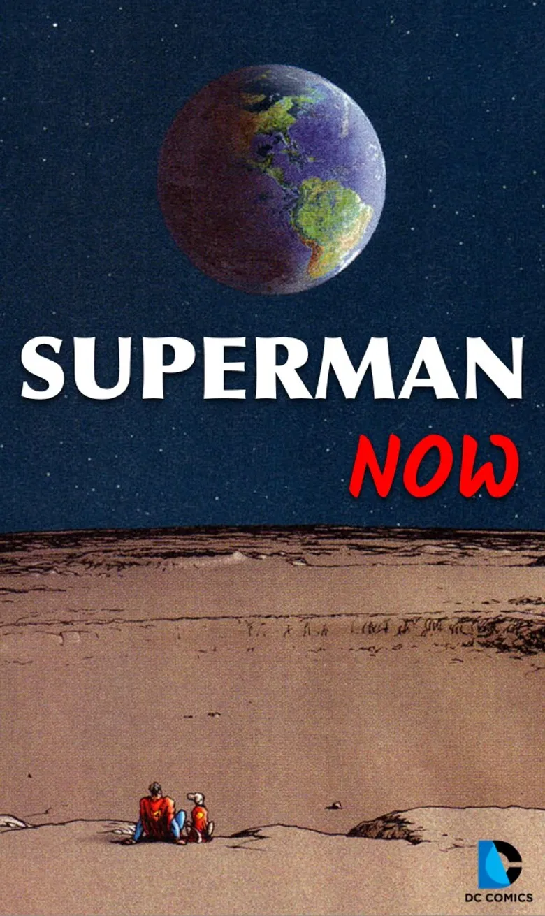 Superman Now poster background