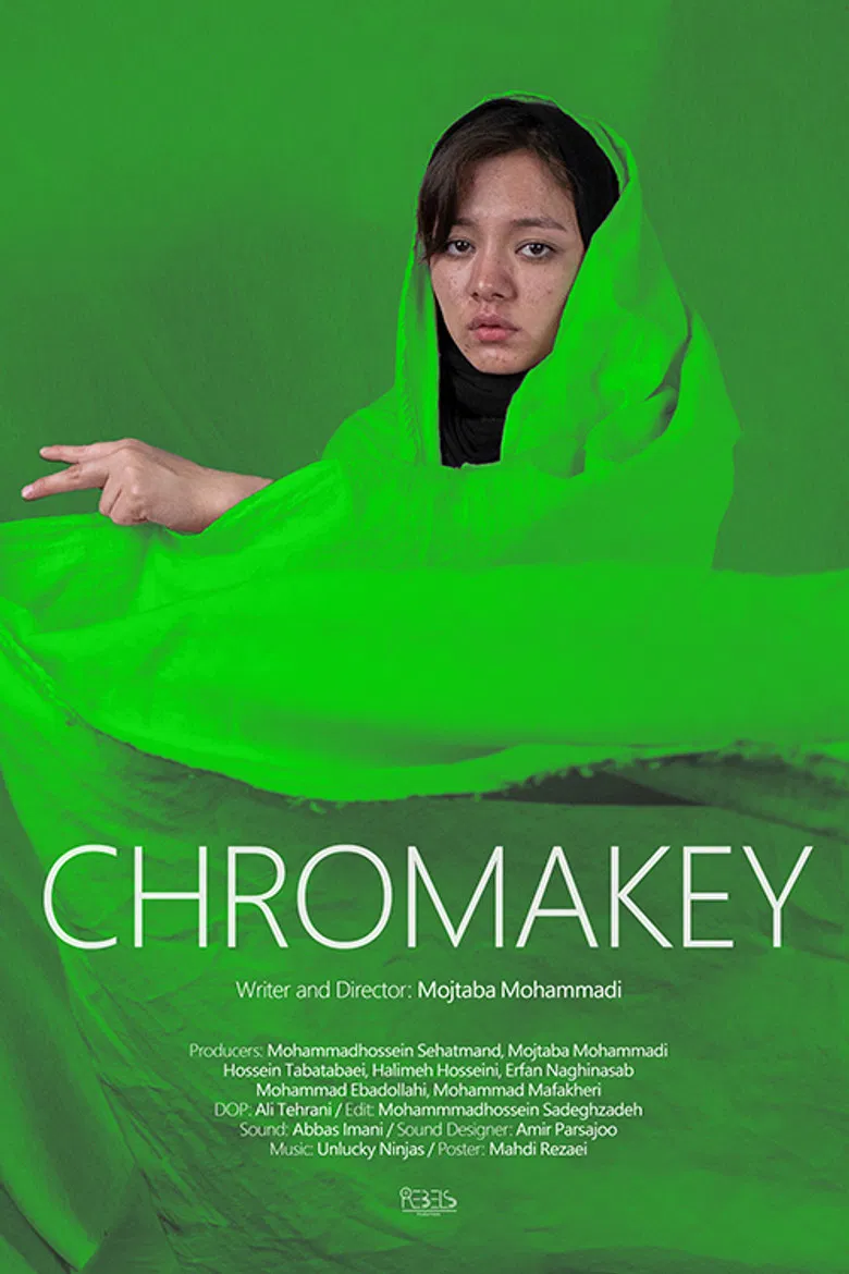 Chromakey poster background