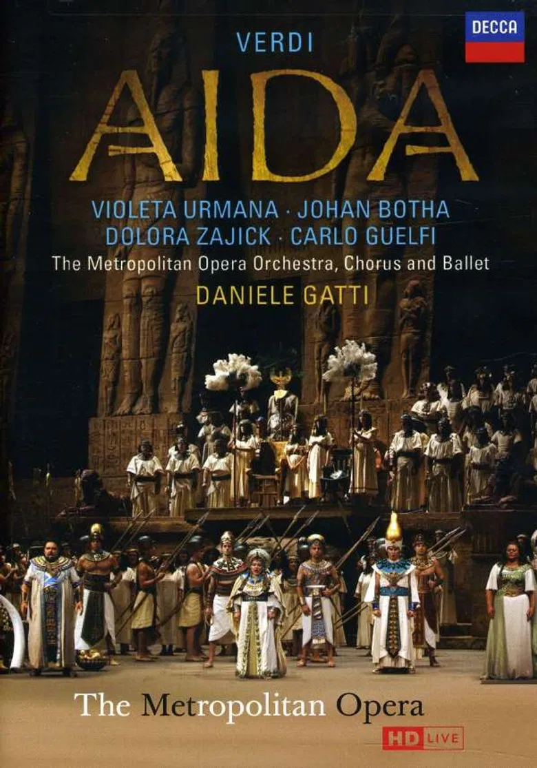 Verdi: Aida poster background