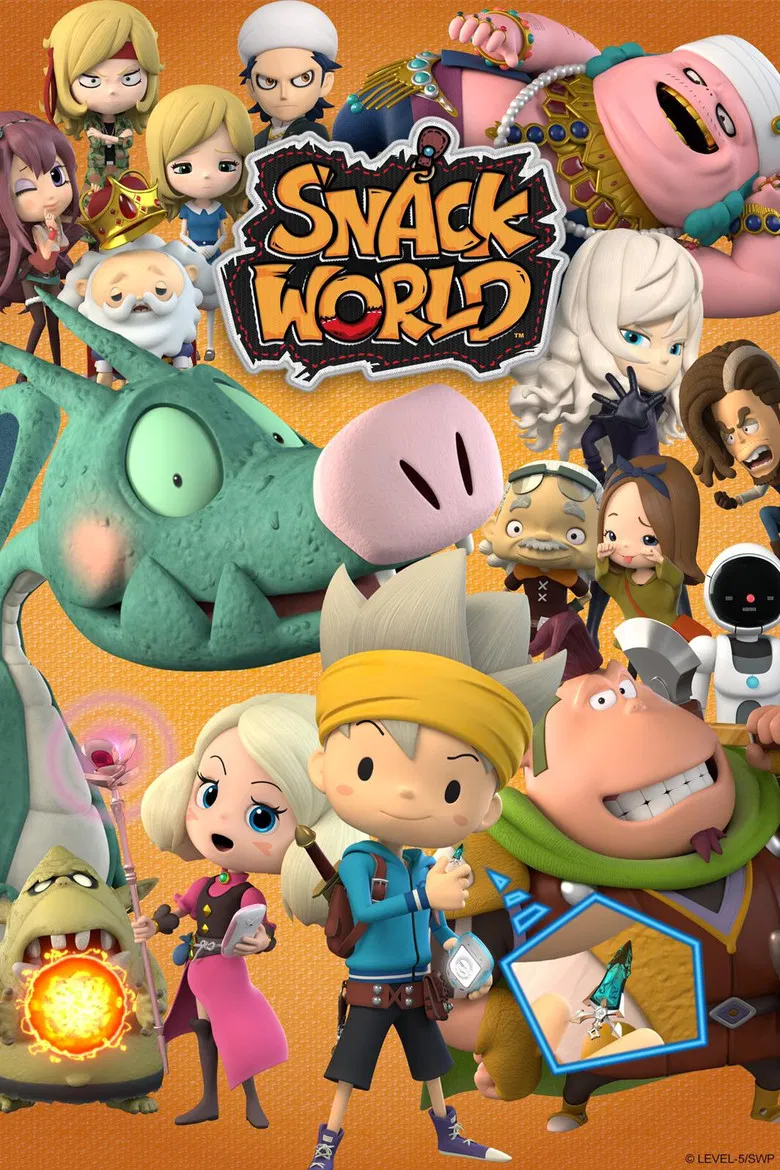 Snack World poster background
