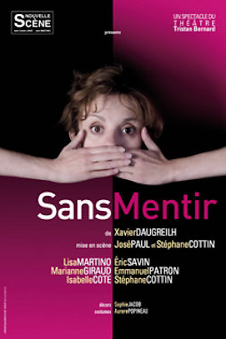 Sans mentir poster background