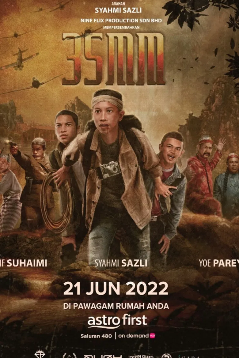 35MM poster background