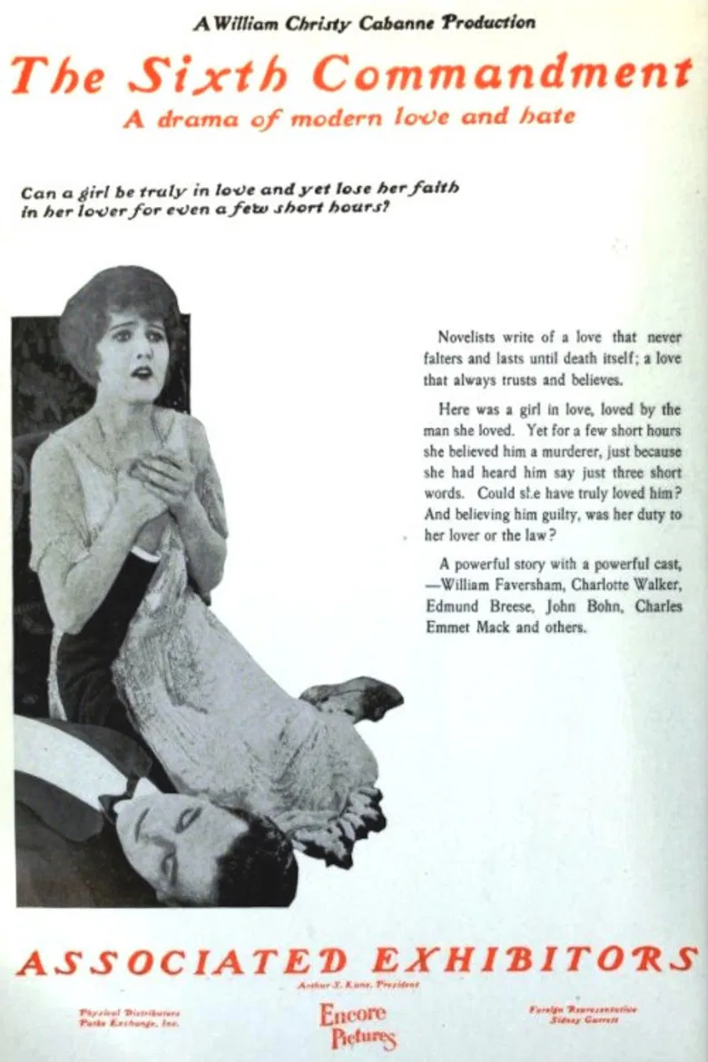 The Sixth Commandment poster background