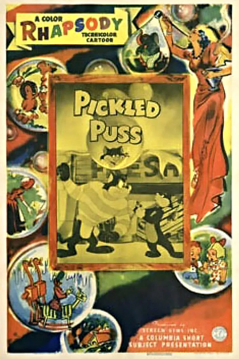 Pickled Puss poster background